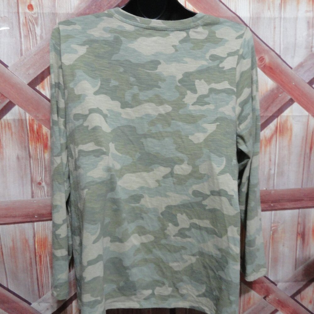 Sonoma Camo long sleeve T sz 1Xl, gently worn, - Picture 3 of 5